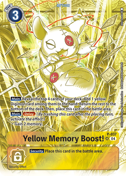 Yellow Memory Boost! P-037