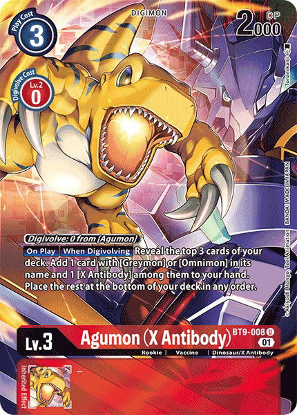 Agumon (X Antibody) BT9-008 Crop image Wallpaper