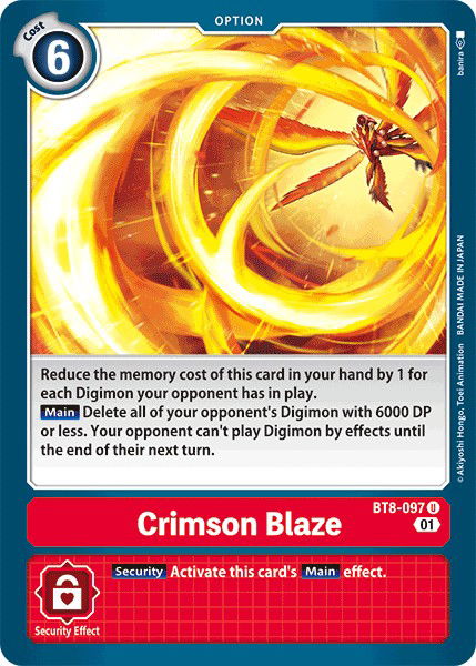 Crimson Blaze BT8-097 Crop image Wallpaper