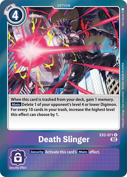 Death Slinger EX2-071 Crop image Wallpaper