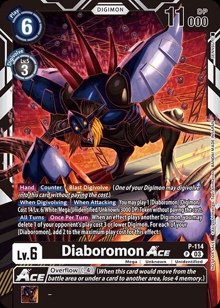 Diaboromon Ace P-114 Crop image Wallpaper