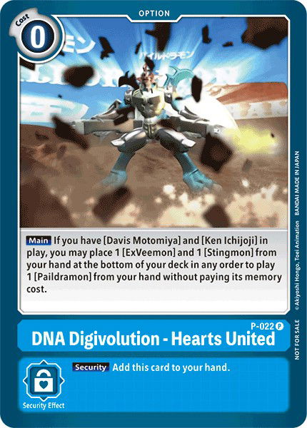 DNA Digivolution - Hearts United P-022 Crop image Wallpaper