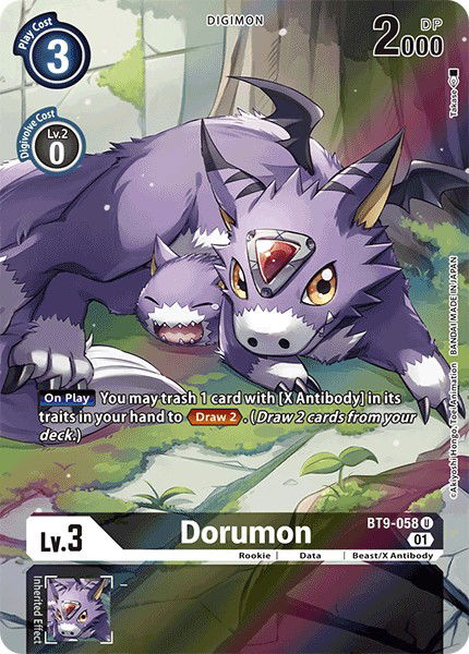 Dorumon BT9-058 Crop image Wallpaper