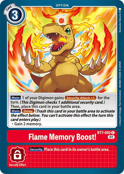 Flame Memory Boost！ BT7-092 Crop image Wallpaper