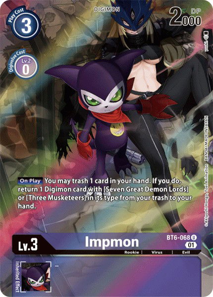 Impmon BT6-068 Crop image Wallpaper