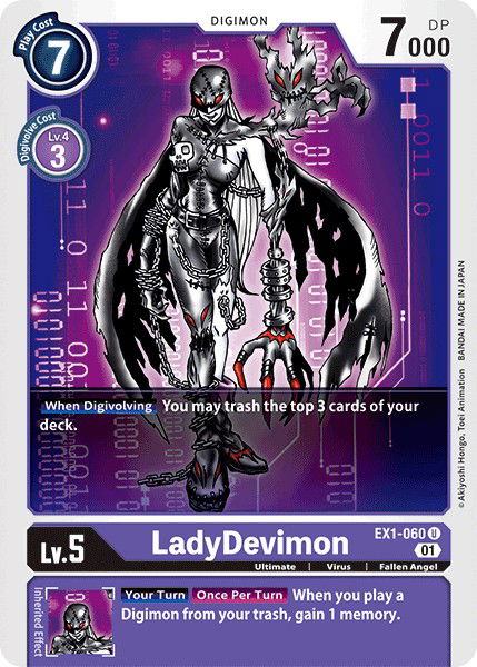 LadyDevimon EX1-060 Crop image Wallpaper