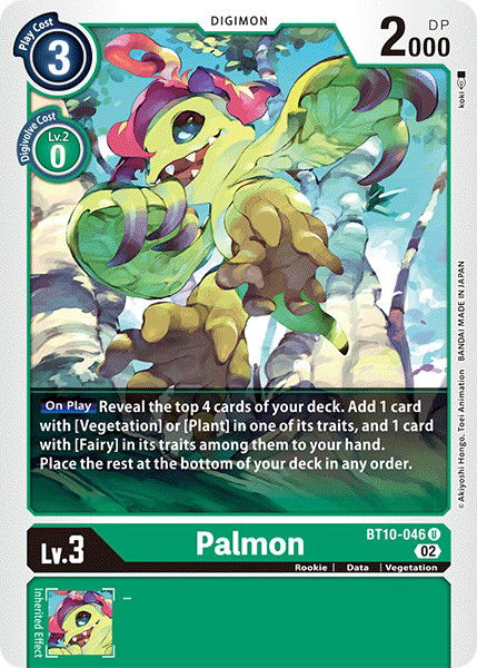 Palmon BT10-046 Crop image Wallpaper