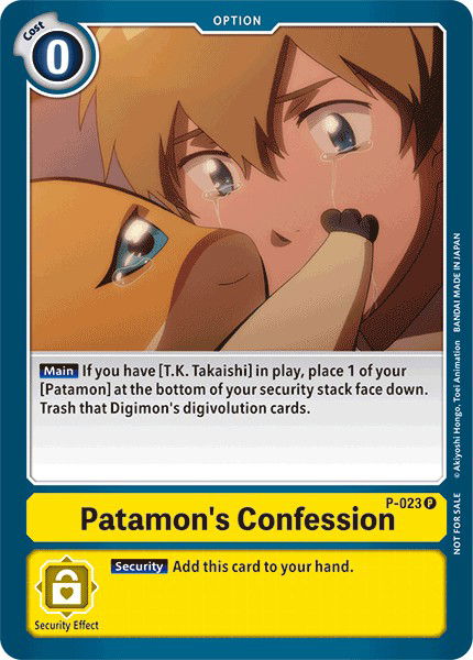 Patamon's Confession P-023 Crop image Wallpaper