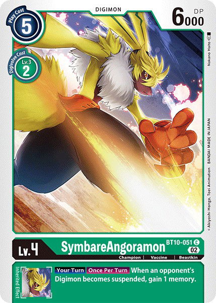 SymbareAngoramon BT10-051 Crop image Wallpaper