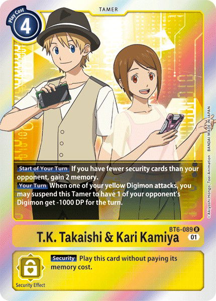 T.K. Takaishi & Kari Kamiya BT6-089 Crop image Wallpaper