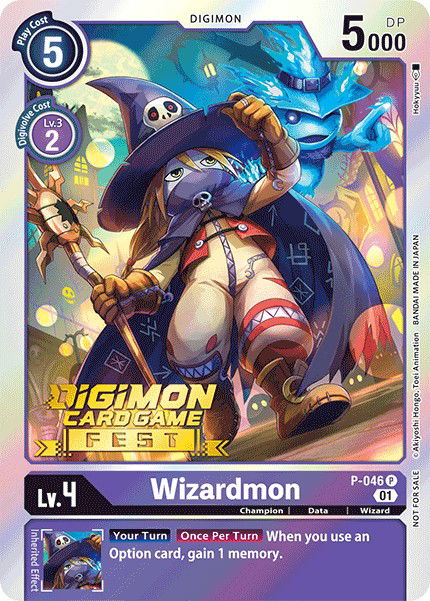 Wizardmon P-046 Crop image Wallpaper