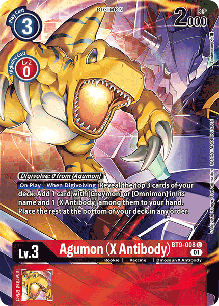 Agumon (X Antibody) BT9-008 Full hd image