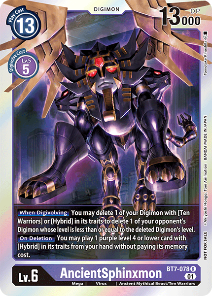 AncientSphinxmon BT7-078 Full hd image