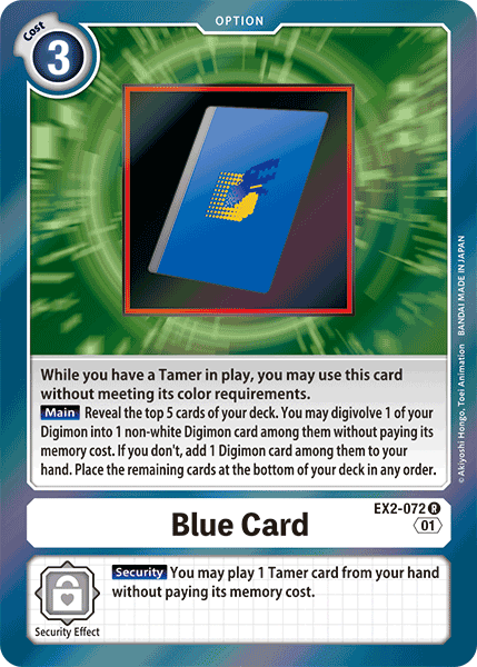 Blue Card EX2-072 Full hd image