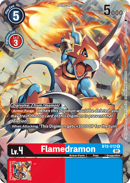 Flamedramon BT8-012 Full hd image