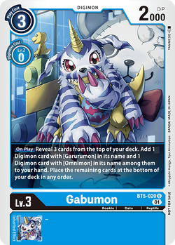 Gabumon BT5-020