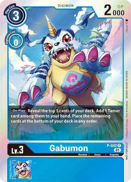 Gabumon P-042 Full hd image