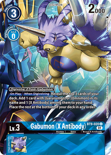 Gabumon (X Antibody) BT9-020 Full hd image