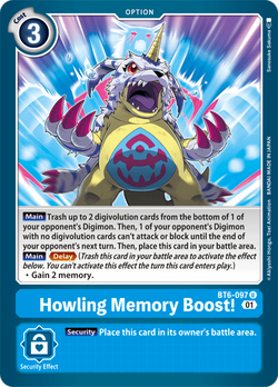 Howling Memory Boost! BT6-097 image