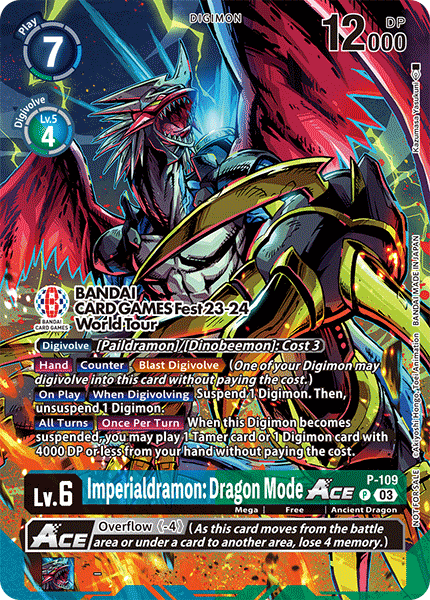 Imperialdramon: Dragon Mode ACE P-109 Full hd image