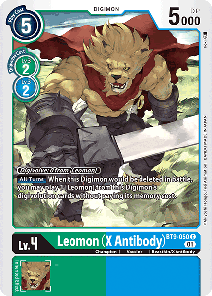 Leomon (X Antibody) BT9-050 Full hd image