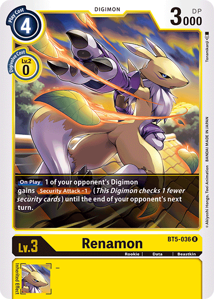 Renamon BT5-036 Full hd image