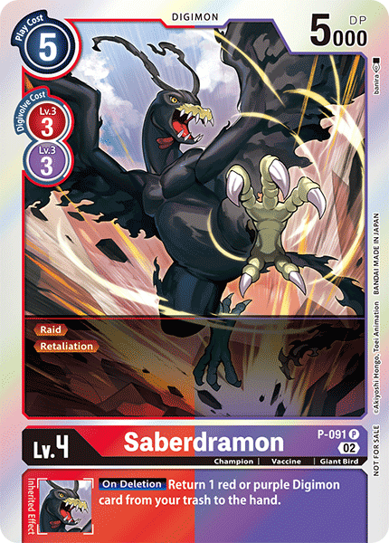 Saberdramon P-091 Full hd image