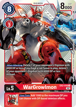 WarGrowlmon EX2-010 image