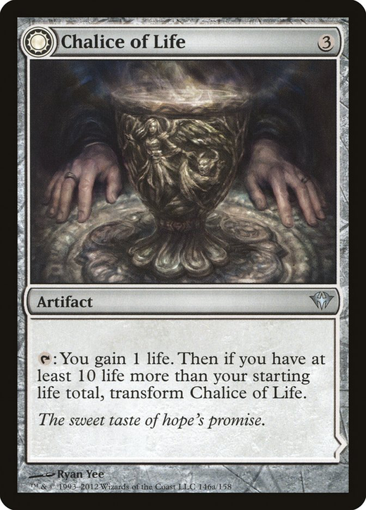 Foil Chalice of Life // Chalice of Death - Dark Ascension Magic: the Gathering 146 