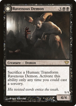 Ravenous Demon // Archdemon of Greed image