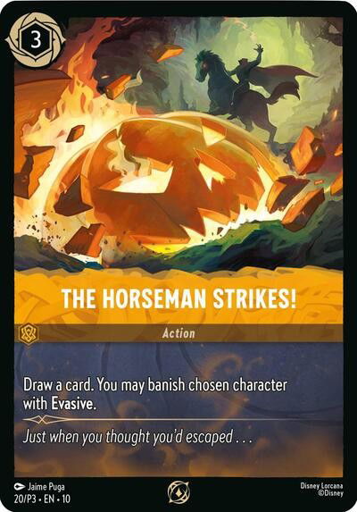 The Horseman Strikes! Crop image Wallpaper