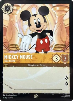 carta spoiler Mickey Mouse - True Friend