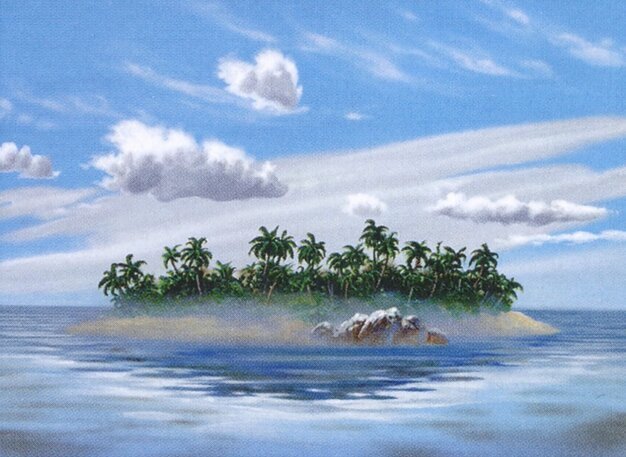 Remote Isle Crop image Wallpaper