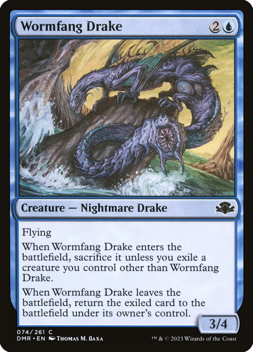 Wormfang Drake • Creature — Nightmare Drake (Judgment) - MTG Assist