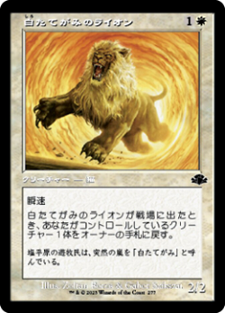 白たてがみのライオン image