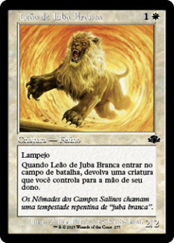 Leão de Juba Branca image
