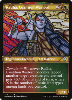 Radha, Coalition Warlord