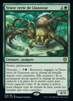 Veuve verte de Llanowar