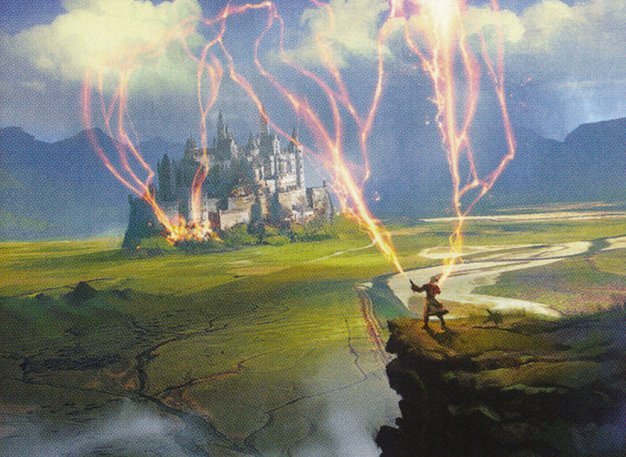 Wizard's Lightning Crop image Wallpaper