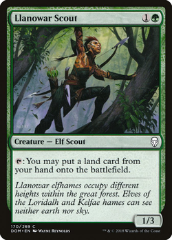 Llanowar Scout image