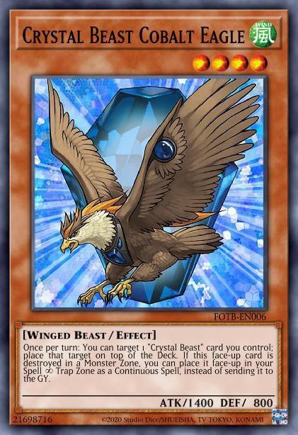 Crystal Beast Cobalt Eagle Crop image Wallpaper