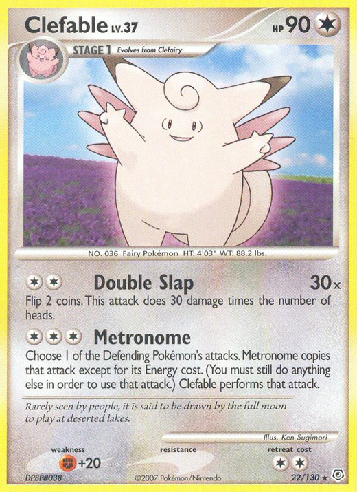 Clefable DP 22 Full hd image
