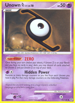 Unown [Z] SW 72