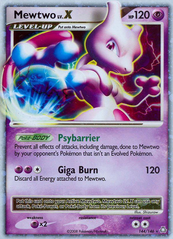 Mewtwo LV.X LA 144  Pokemon TCG POK Cards