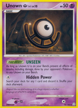 Unown (U) - Unseen Forces - Pokemon