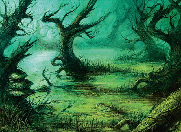 Flooded Grove Crop image Wallpaper