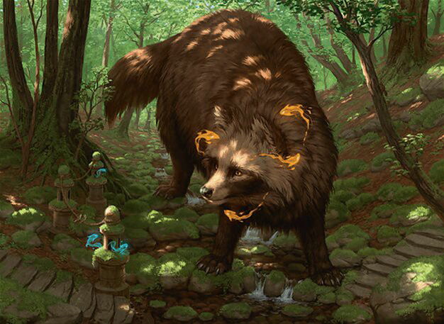 Greater Tanuki Crop image Wallpaper