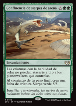 Confluencia de sierpes de arena image