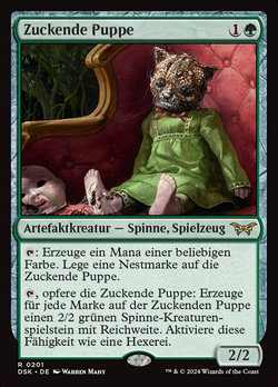 Zuckende Puppe