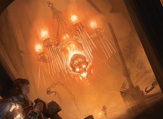 Malevolent Chandelier Crop image Wallpaper